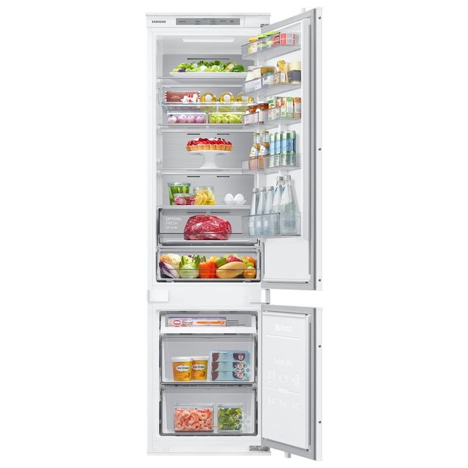 Samsung BRB30705EWW Frigorifero Combinato ad Incasso capacita'298 Litri Classe Energetica E No Frost Twin Cooling Plus 193,5 cm Bianco