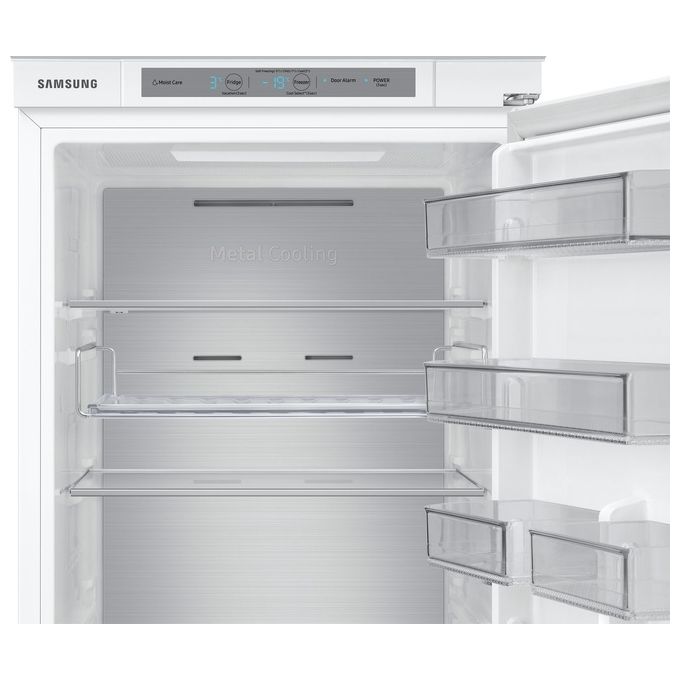 Samsung BRB30705EWW Frigorifero Combinato ad Incasso capacita'298 Litri Classe Energetica E No Frost Twin Cooling Plus 193,5 cm Bianco