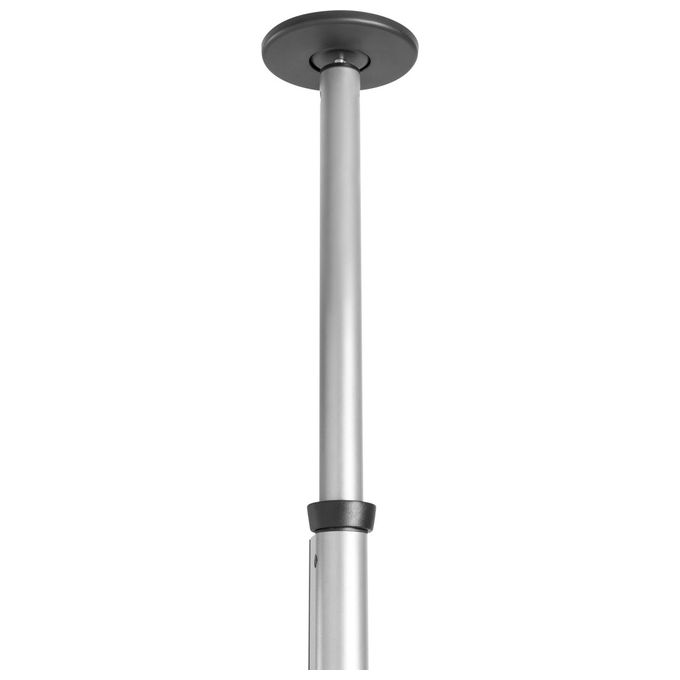 Equip 650621 Supporto Tv a Parete 70'' Nero-Acciaio Inox