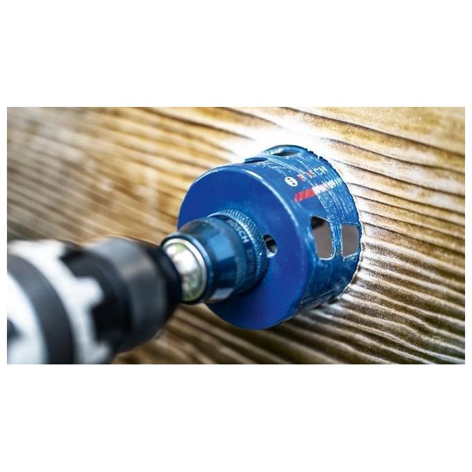 Bosch Starter Kit Seghe a Tazza Expert Tough Material per Legno con Metallo Diametro 68mm