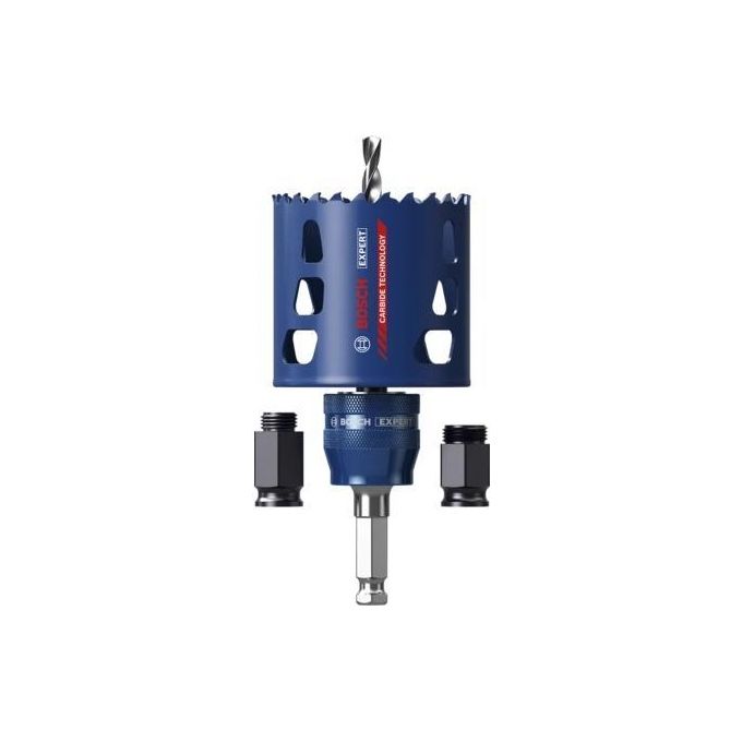 Bosch Starter Kit Seghe a Tazza Expert Tough Material per Legno con Metallo Diametro 68mm