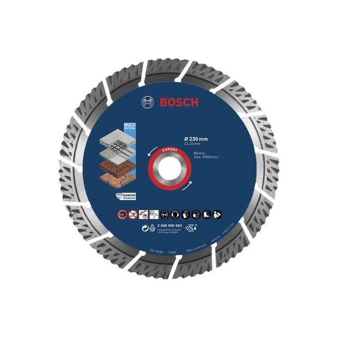 Bosch Dischi Diamantati Expert MultiMaterial per Calcestruzzo Diametro 150mm
