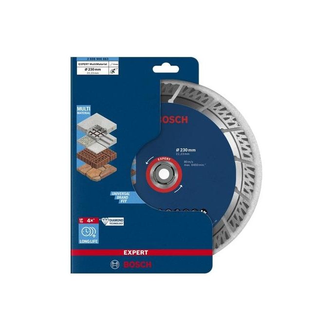 Bosch Dischi Diamantati Expert MultiMaterial per Calcestruzzo Diametro 150mm