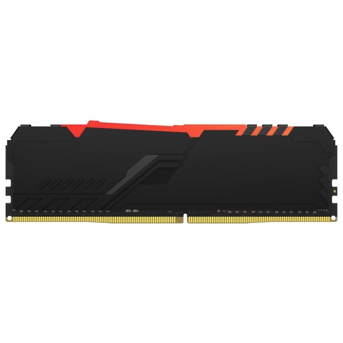 Titolo Amazon : Kingston FURY Beast RGB 8GB 3600MT-s DDR4 CL17 Memoria Gaming Kit per Computer Fissi Modulo Singolo KF436C17BBA-8 8GB Modulo Singolo 3600MT-s 8Gbit