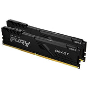 Kingston Kit di memoria FURY Beast 16 GB (2 x 8 GB) 3200 MHz DDR4 CL16 per PC Kit de 2 KF432C16BBK2-16 16 GB Kit da 2 3200 MHz 8 GBit
