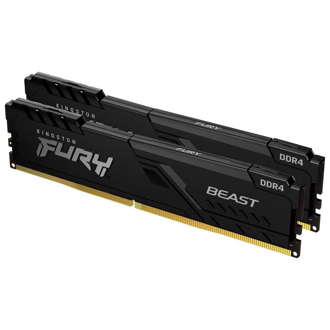 Kingston FURY Beast Memoria Ram 16GB 3600MHz DDR4 CL17 DIMM (KIT_ of 2) Black