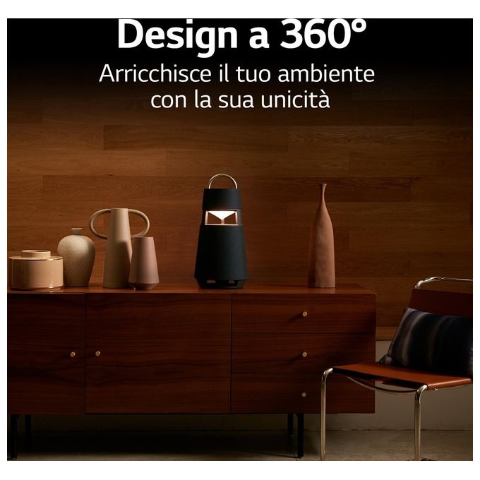 LG XBOOM 360 (RP4) Speaker con Audio 360° 120W e Illuminazione Emozionale Verde