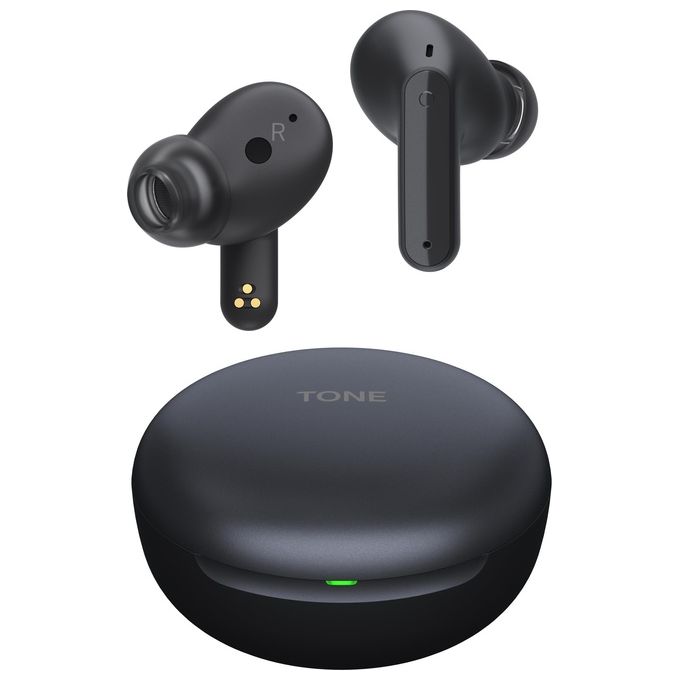 [ComeNuovo] LG TONE Free FP5 In-Ear True Wireless Cancellazione Attiva del Rumore e Audio Meridian Bluetooth Nero