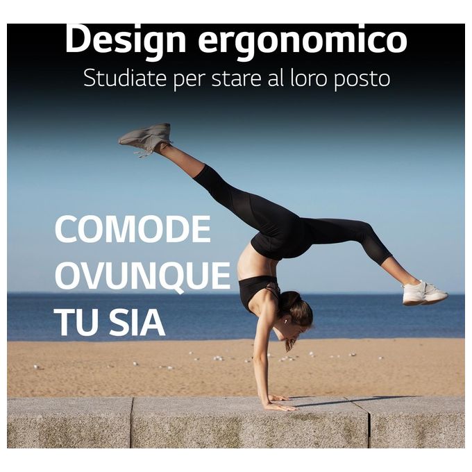 [ComeNuovo] LG TONE Free FP5 In-Ear True Wireless Cancellazione Attiva del Rumore e Audio Meridian Bluetooth Bianco