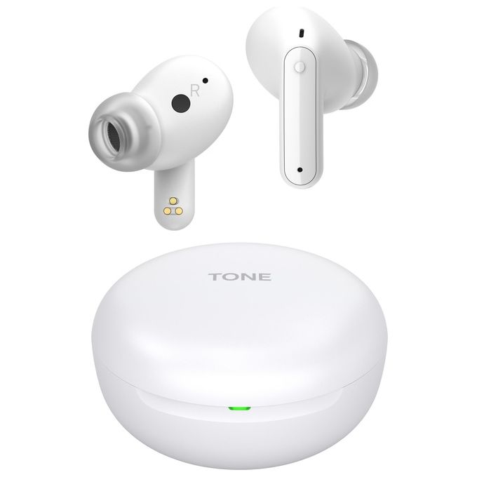 [ComeNuovo] LG TONE Free FP5 In-Ear True Wireless Cancellazione Attiva del Rumore e Audio Meridian Bluetooth Bianco