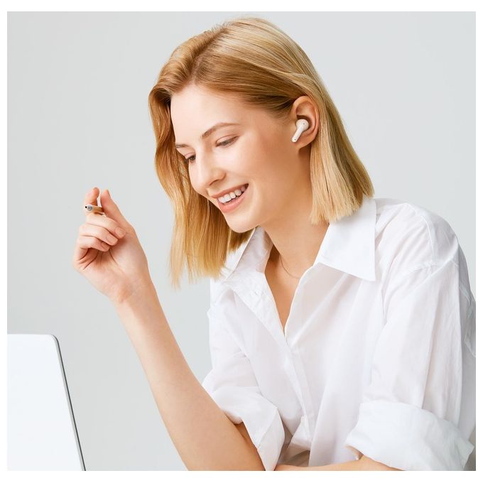 [ComeNuovo] LG TONE Free FP5 In-Ear True Wireless Cancellazione Attiva del Rumore e Audio Meridian Bluetooth Bianco
