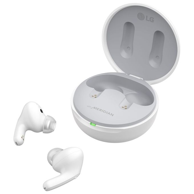 [ComeNuovo] LG TONE Free FP5 In-Ear True Wireless Cancellazione Attiva del Rumore e Audio Meridian Bluetooth Bianco