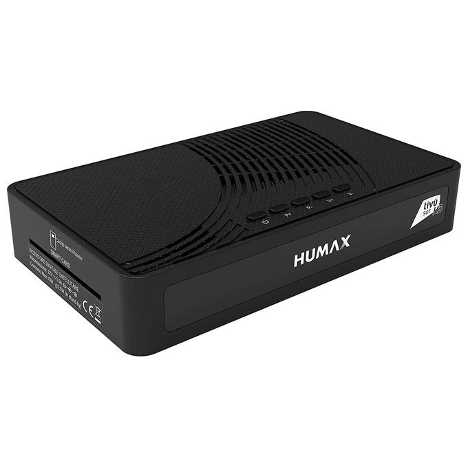 Humax Ricevitore Satellitare HD con Codifica S2 HD-3601S2 + Scheda Tivu'sat