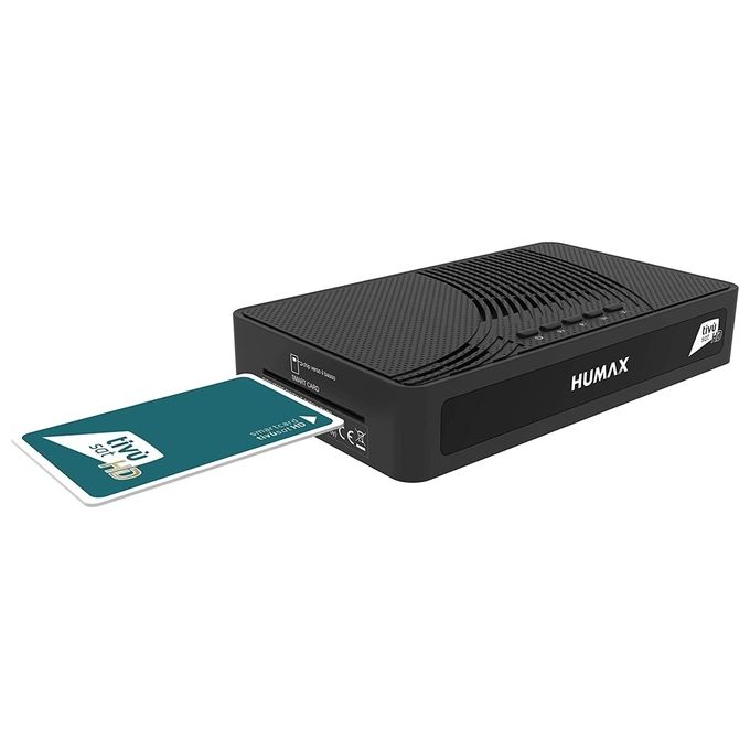 Humax Ricevitore Satellitare HD con Codifica S2 HD-3601S2 + Scheda Tivu'sat