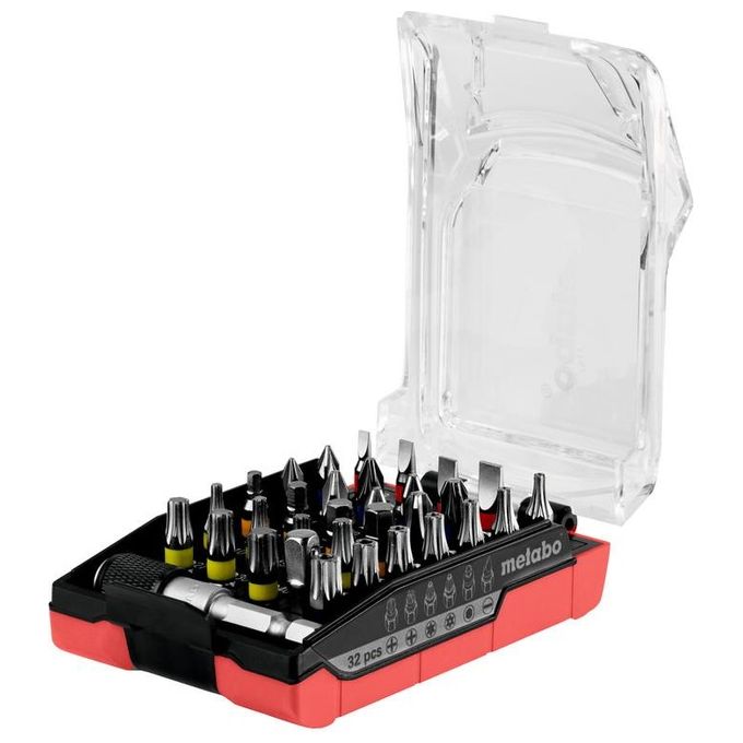 Metabo Batteria Bit Box Set 32 Pezzi