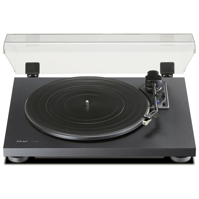 Teac TN-180BT-A3-B Giradischi Hifi con Trasmettitore Bluetooth per Altoparlanti e Cuffie Nero
