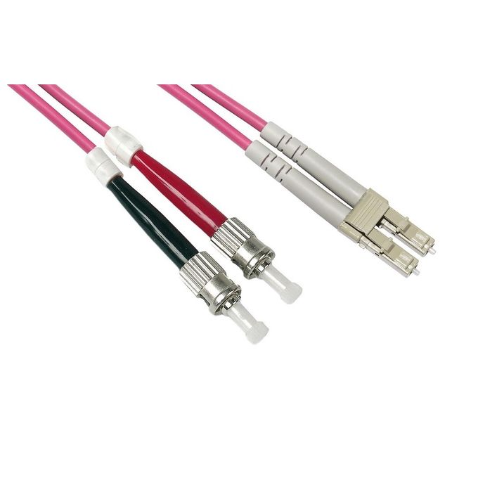 Link cavo fibra ottica lc a st multimode duplex om4 50-125 mt.5
