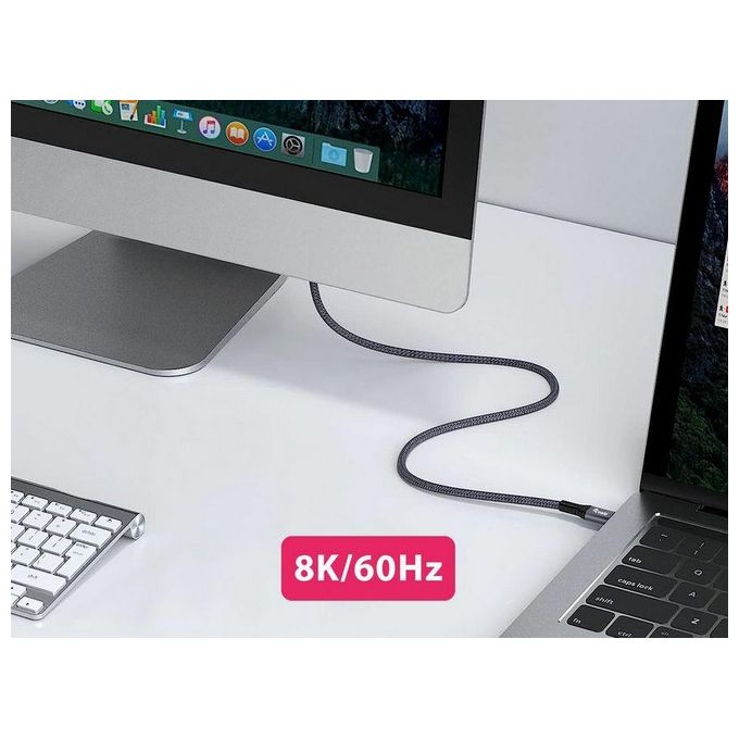 Equip Cavo Usb Usb4 Gen 3x2 2mt Usb C Nero