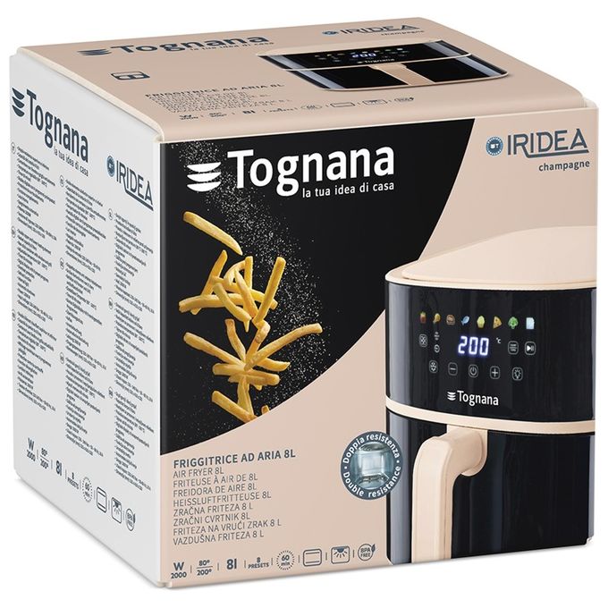 Tognana Friggitrice Iridea Air Fryer Champagne