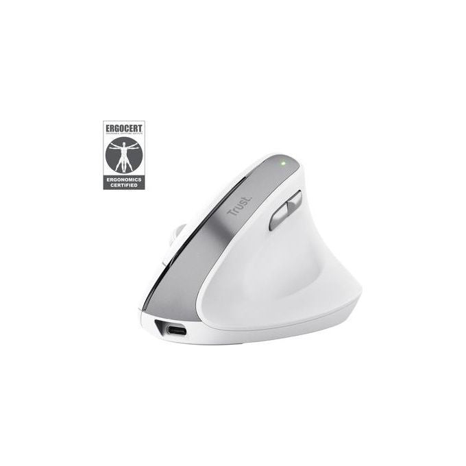 Trust Bayo II Mouse Ufficio Mano Destra RF Wireless Ottico 2400 DPI Bianco