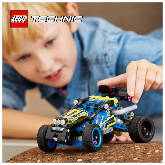 LEGO Technic 42164 Buggy da Corsa, Macchina Giocattolo per Bambini da 8 Anni in su, Regalo Amanti Modellini di Auto da Gara