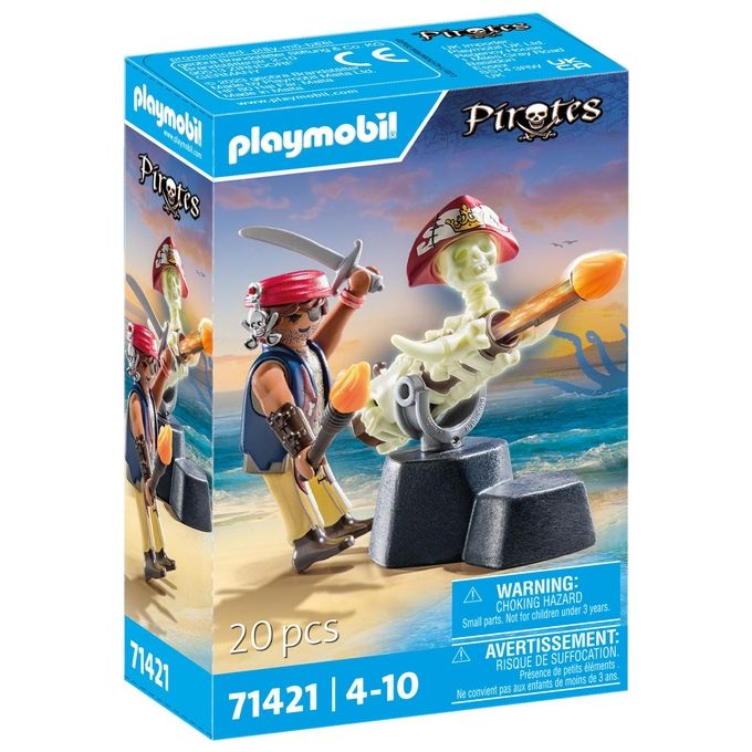 Playmobil Pirates Pirata con Cannone
