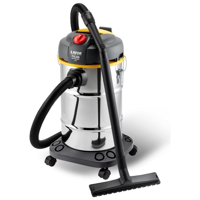 Lavor Bidone VTP 30 Aspirapolvere Solidi-Liquidi Fusto Inox 30 Litri 1400W