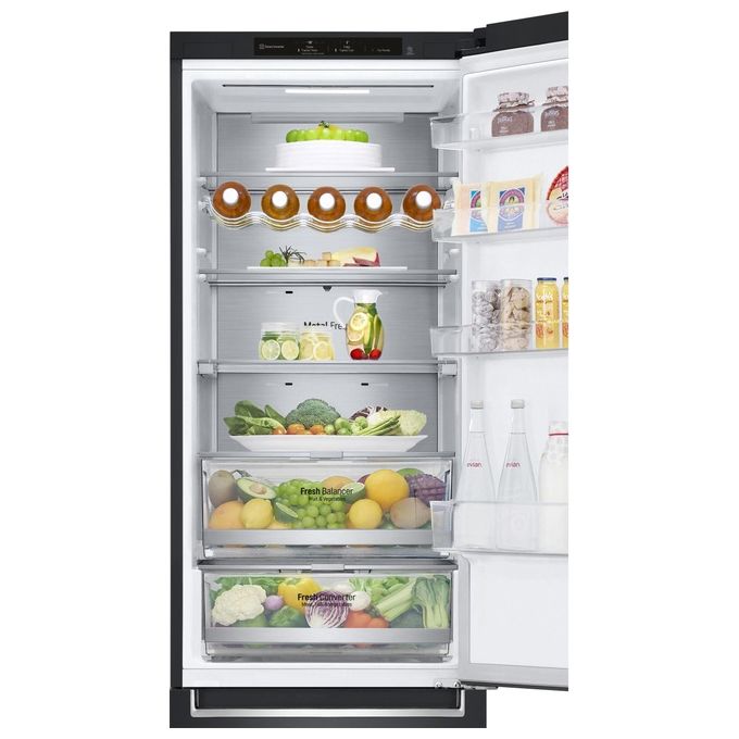 LG GBB72MCVGN Frigorifero Combinato Capacita' 419 Litri Classe energetica D Total No Frost Metal Fresh Door Cooling+ 203 cm Nero Matte Black