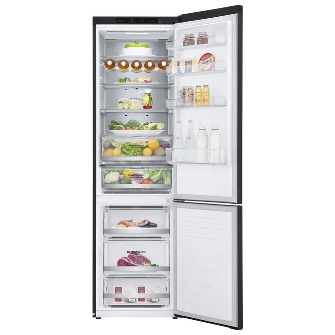 LG GBB72MCVGN Frigorifero Combinato Capacita' 419 Litri Classe energetica D Total No Frost Metal Fresh Door Cooling+ 203 cm Nero Matte Black