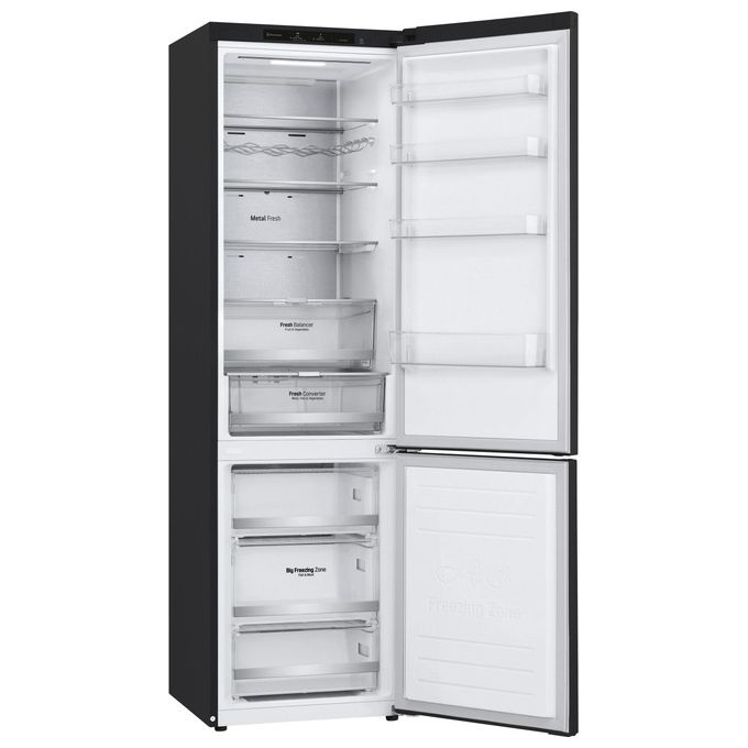 LG GBB72MCVGN Frigorifero Combinato Capacita' 419 Litri Classe energetica D Total No Frost Metal Fresh Door Cooling+ 203 cm Nero Matte Black