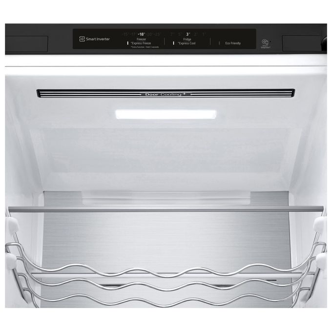 LG GBB72MCVGN Frigorifero Combinato Capacita' 419 Litri Classe energetica D Total No Frost Metal Fresh Door Cooling+ 203 cm Nero Matte Black