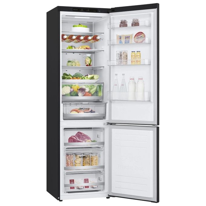 LG GBB72MCVGN Frigorifero Combinato Capacita' 419 Litri Classe energetica D Total No Frost Metal Fresh Door Cooling+ 203 cm Nero Matte Black