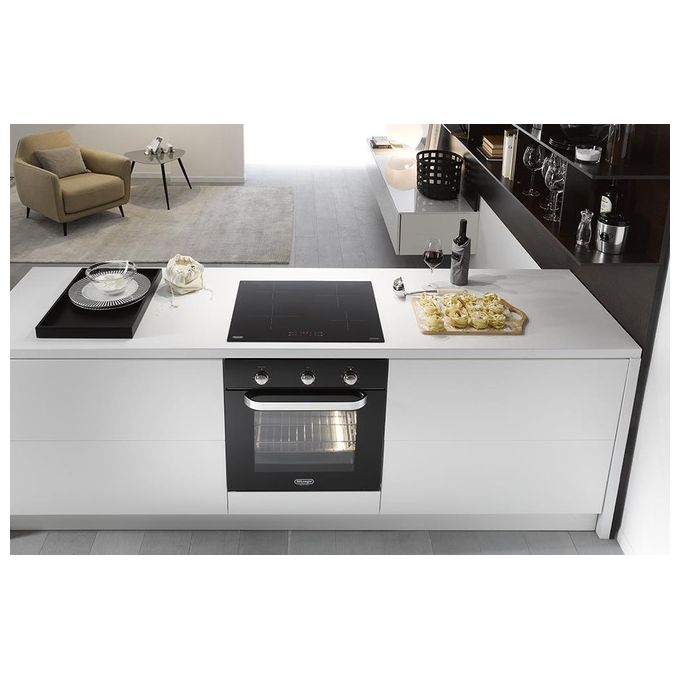 DeLonghi PIN62 Linea Design PIN62 Piano Cottura ad Induzione 4 Zone Comandi touch Timer programmabile 60cm Nero