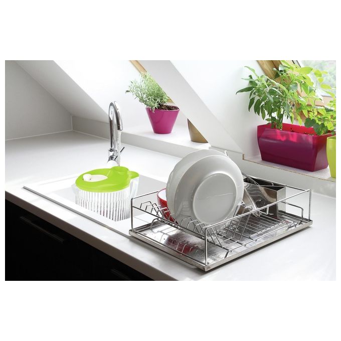 Snips 020394 WashandDry Salad Centrifuga per Insalata 3.8 L lavabile in lavastoviglie colore Verde Bianco