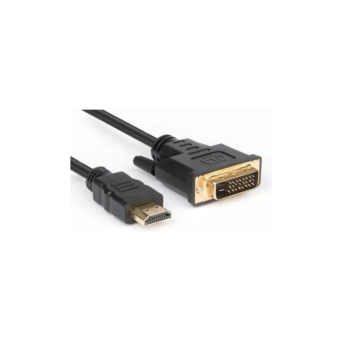 Hamlet Cavo Video Hdmi-Dvi Hdmi M a DVI-D M 1,8mt Supporto 1080p