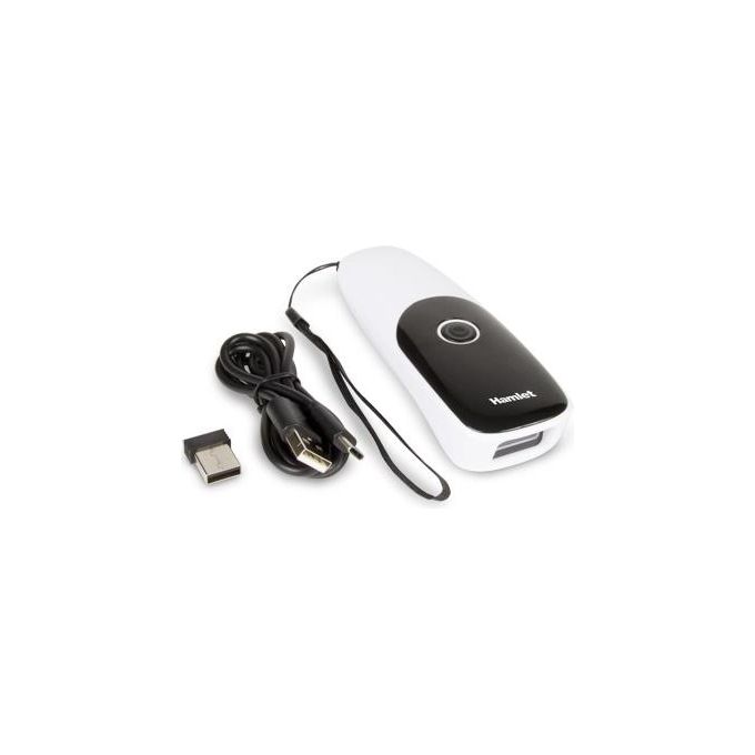 Hamlet Barcode Scanner Portatile 2d 2.4ghz Bluetooth Usb