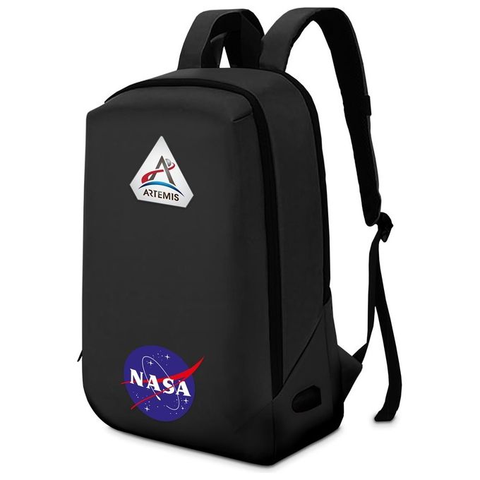 Atlantis BackPack The Moon Project NASA Artemis Zaino per Notebook 15.6'' Porta USB per Battery Bank Vano Ultracapiente 25 Litri Tasca Portaoggetti Aggancio Trolley