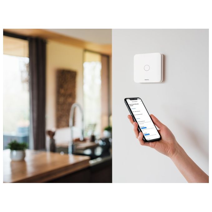 Netatmo Rilevatore Di Monossido Di Carbonio Intelligente, Wi-Fi, Autonomia Di 10 Anni, Allarme Da 85 Db, Certificazioni En 50291 E Nf, Nco-It, ?Udibile, Bianco, ?10 x 2.3 x 10 cm 390 grammi