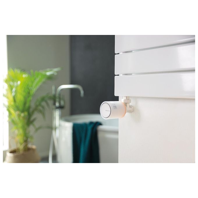 Netatmo Testa Termostatica Intelligente, Set da 3, Controllo Remoto, Risparmio Energetico, Modulo Supplementare per il Termostato Intelligente e per il Kit di Base per Riscaldamento Centralizzato