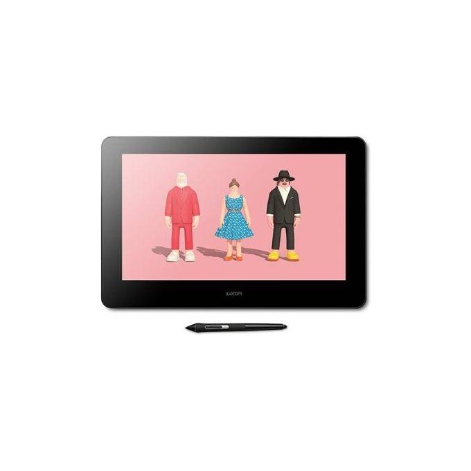 Wacom Cintiq PRO 16 Tavoletta Grafica Risoluzione 4K per Professionisti dell'Arte e Progettazione Display 15.6'' Multi-Touch