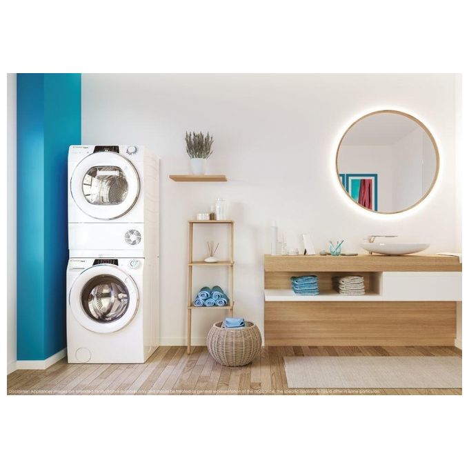 Candy RO14126DWMSE-S Rapido' Lavatrice Carica Frontale Snap and Wash Controllo vocale Classe energetica A+++ Capacita' di carico 12 kg Centrifuga 1400 giri Motore Inverter Wifi