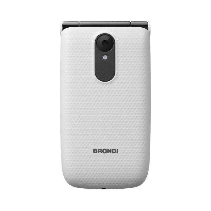Brondi Magnum 4 Maxi Display Tastiera Fisica Retroilluminata Dual Sim Flip Attivo Bianco