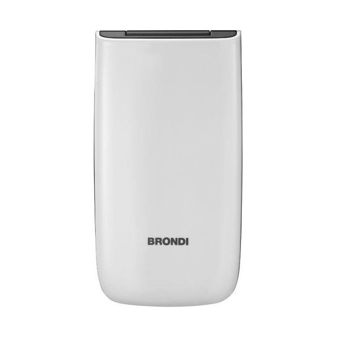 Brondi Magnum 4 Maxi Display Tastiera Fisica Retroilluminata Dual Sim Flip Attivo Bianco