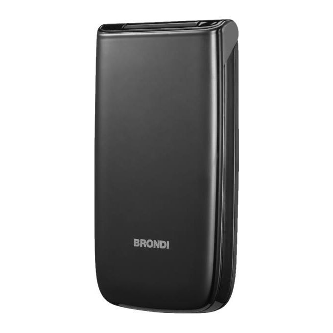 Brondi Magnum 4 Maxi Display Tastiera Fisica Retroilluminata Dual Sim Flip Attivo Nero