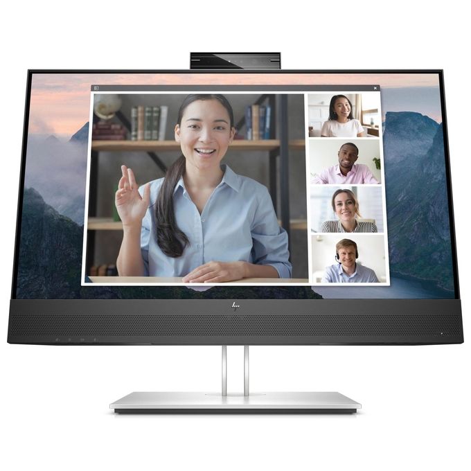 HP E24t G5 – Monitor Touchscreen per PC 23,8″, Risoluzione Full HD 1920×1080, Pannello IPS, Touch a 10 punti, Design Ergonomico con Cornici Sottili, Colore Nero