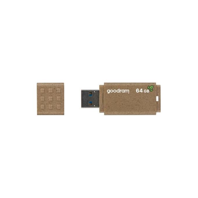 Goodram UME3 Eco Friendly Unita' Flash Usb 64Gb Usb Tipo A 3.2 Gen 1 Legno