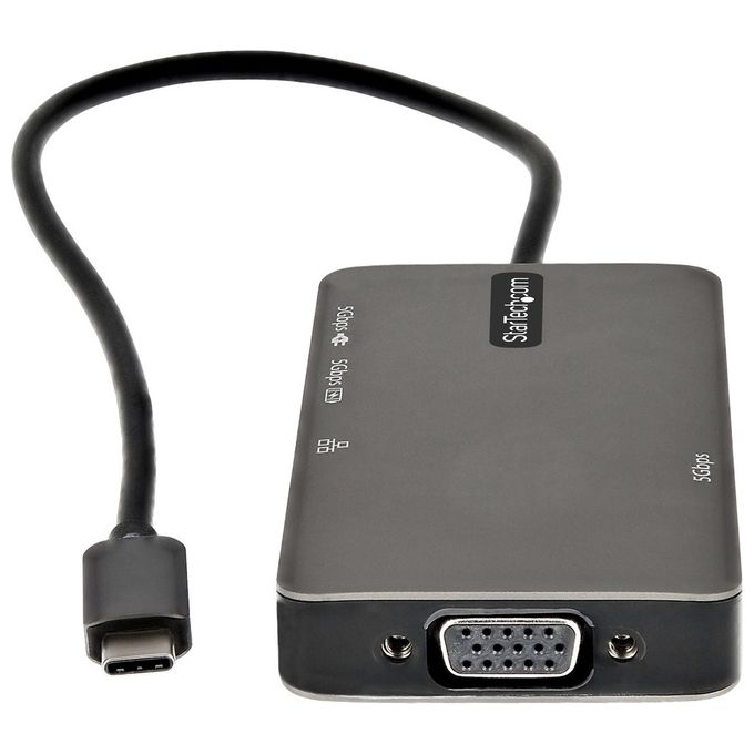StarTech.com Adattatore Multiporta Usb-C a Hdmi 4k 30 Hz O Vga 1080p