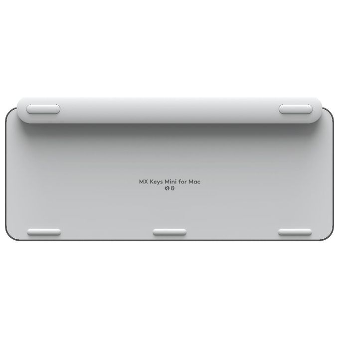Logitech Mx Keys Mini per Mac Tastiera Rf Senza Fili + Bluetooth Italiano Argento-Bianco
