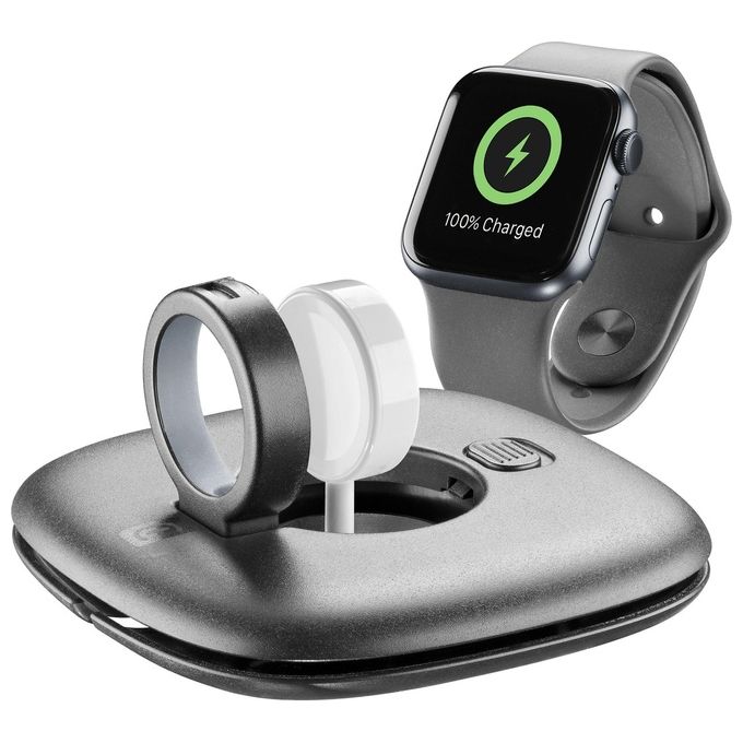 Cellular Line Dock Apple Watch Base di Appoggio per Apple Watch Nero