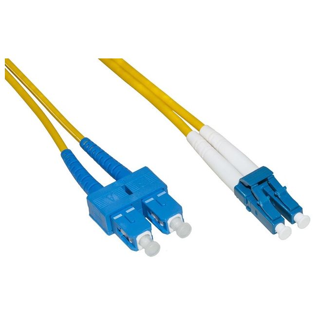 Link Cavo Fibra Ottica LC a SC Singlemode Duplex 9-125 5mt